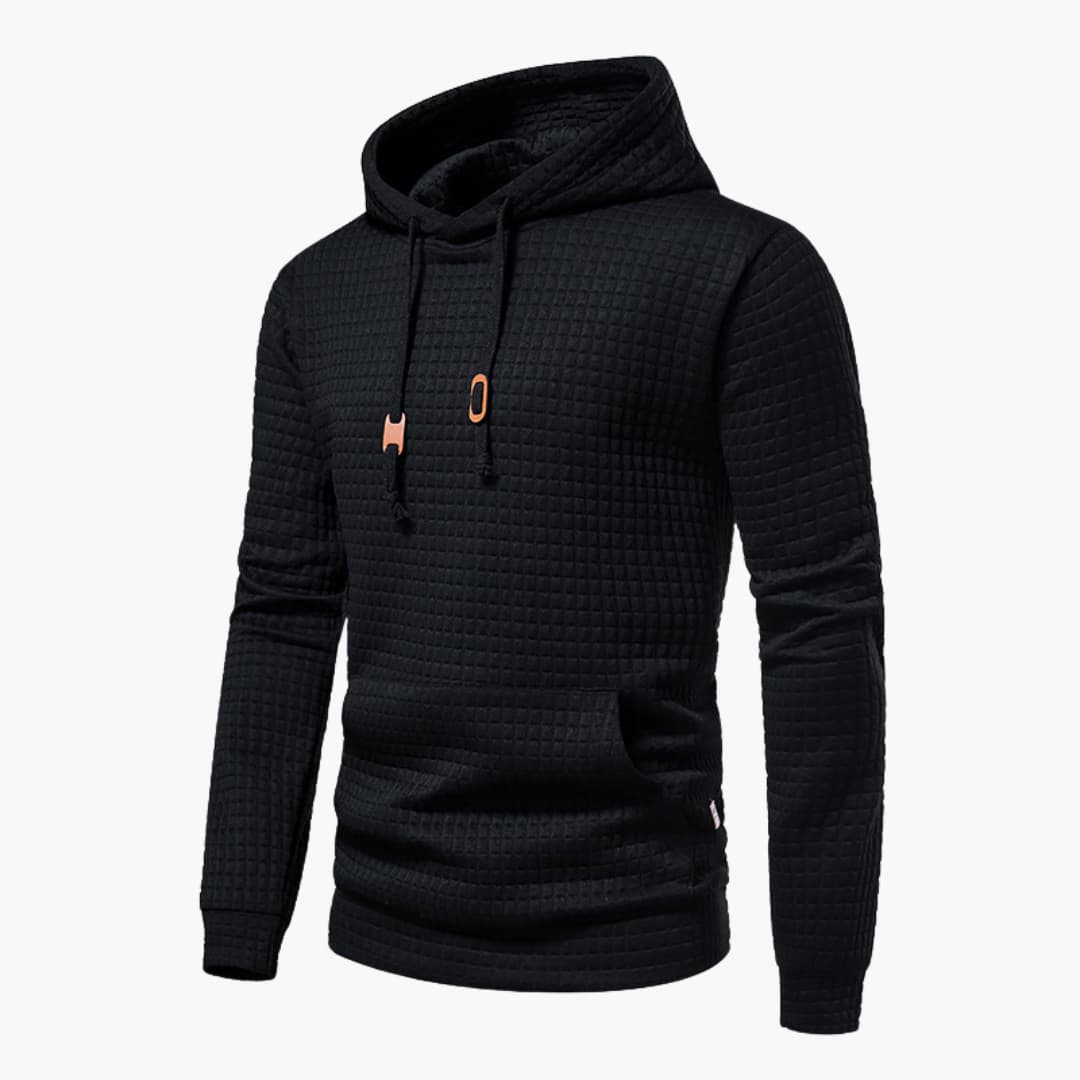 Geprägtes Quadrat Hoodie