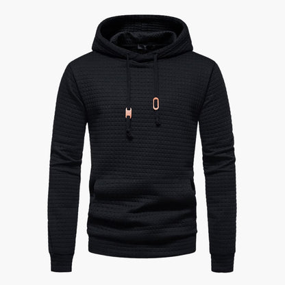 Geprägtes Quadrat Hoodie