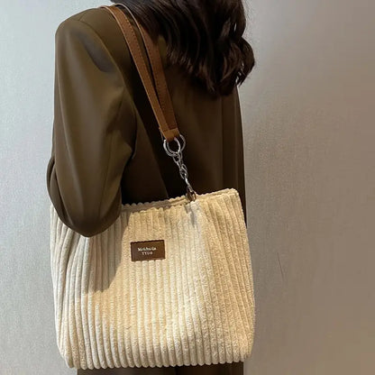 Samt Baumwoll Kord Tasche