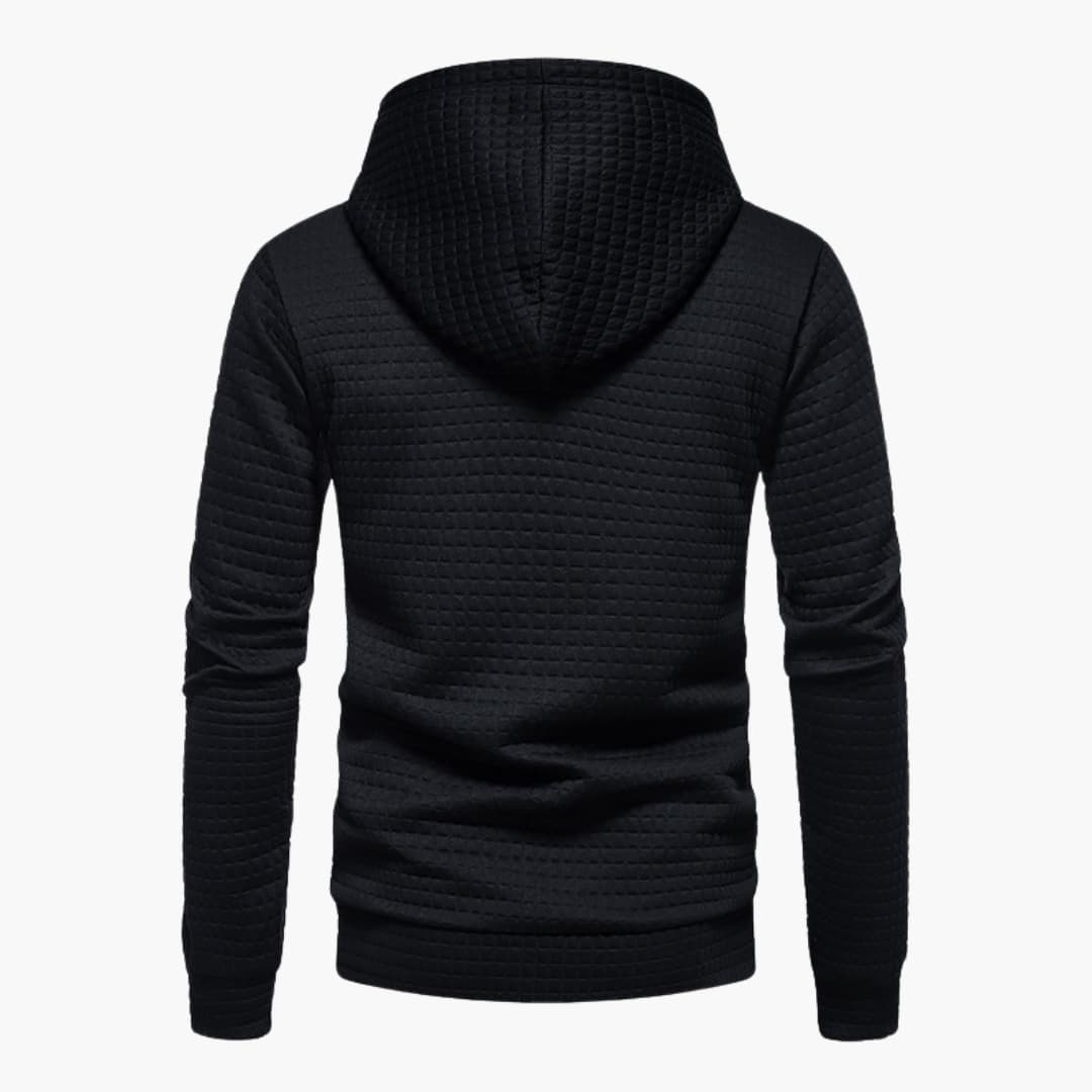 Geprägtes Quadrat Hoodie