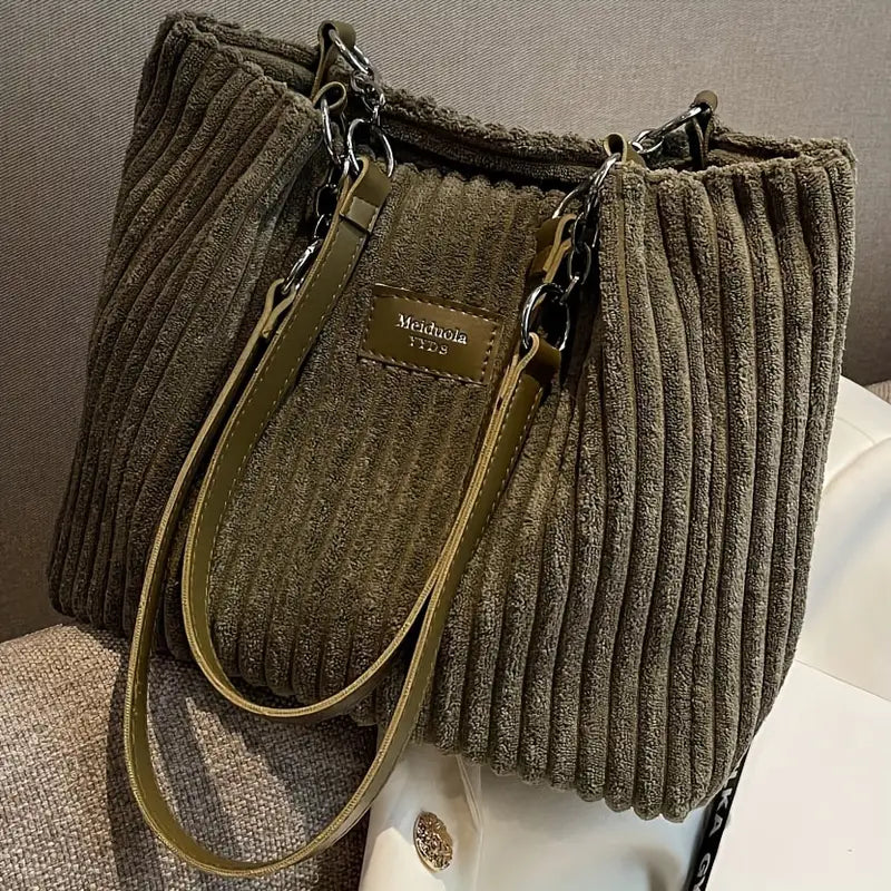 Samt Baumwoll Kord Tasche