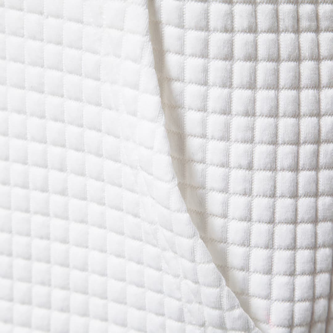 Geprägtes Quadrat Hoodie