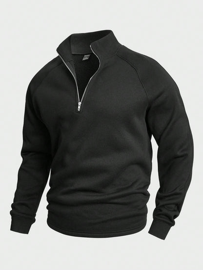 Essenzieller Zip-Up-Pullover