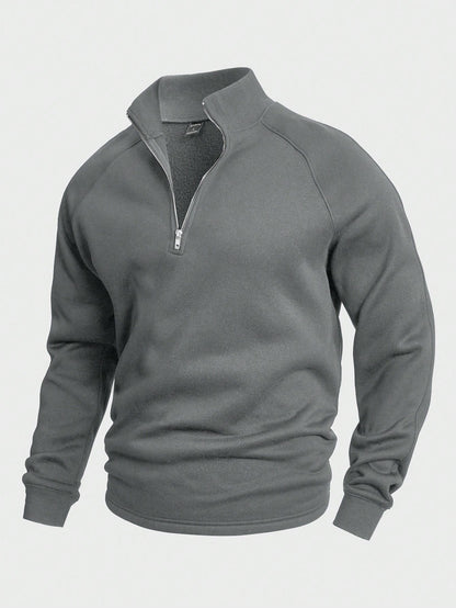 Essenzieller Zip-Up-Pullover