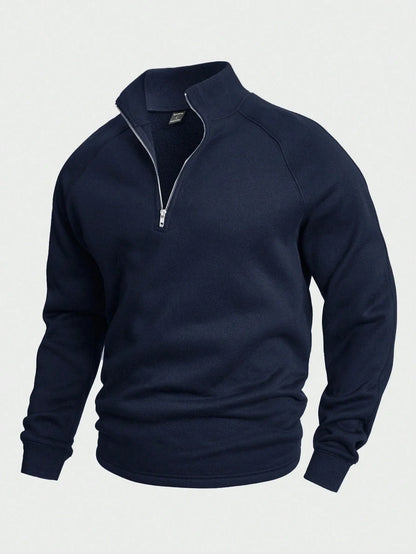 Essenzieller Zip-Up-Pullover