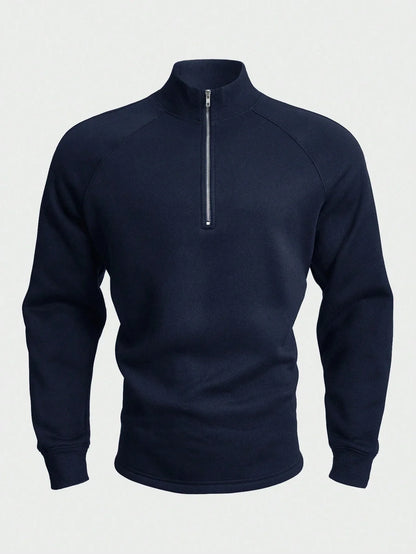 Essenzieller Zip-Up-Pullover