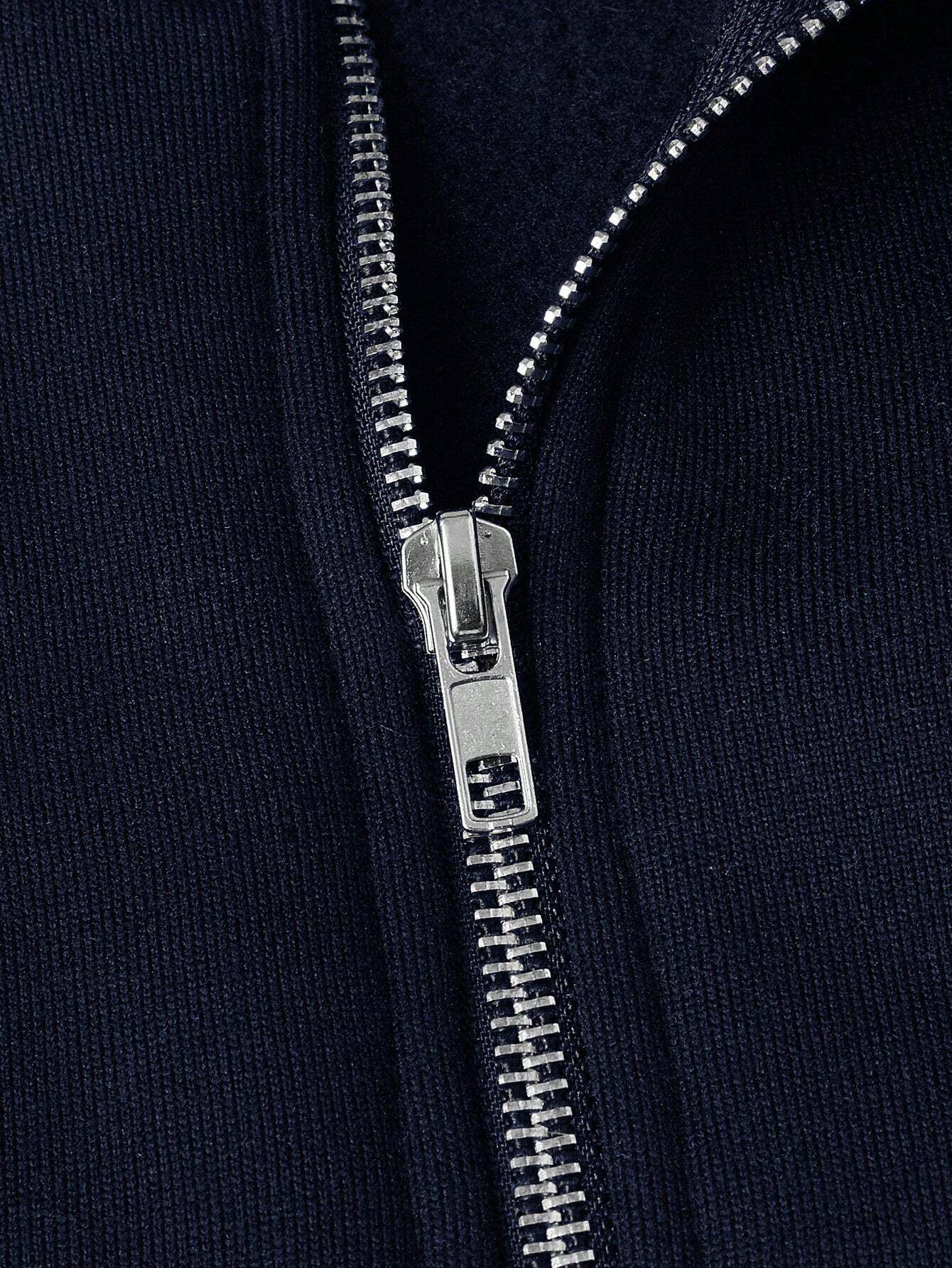 Essenzieller Zip-Up-Pullover