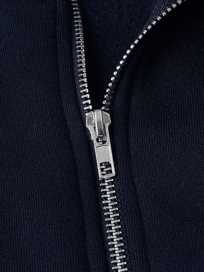 Essenzieller Zip-Up-Pullover