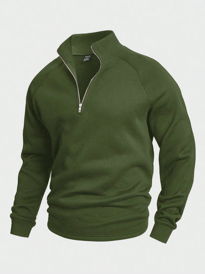 Essenzieller Zip-Up-Pullover