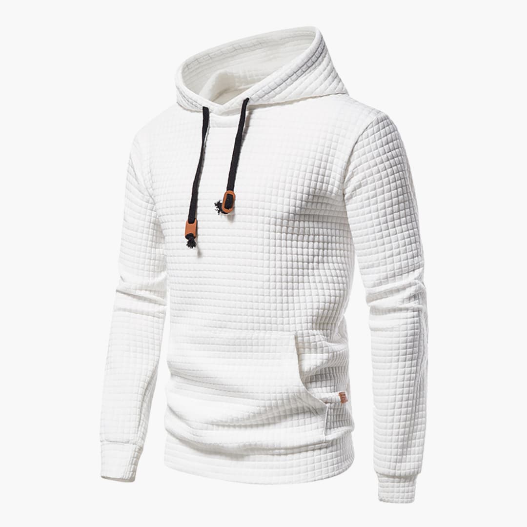 Geprägtes Quadrat Hoodie