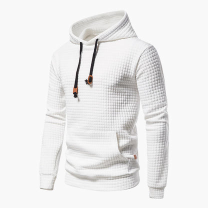 Geprägtes Quadrat Hoodie