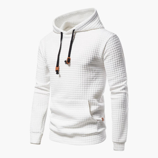 Geprägtes Quadrat Hoodie