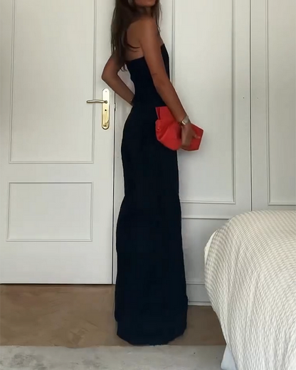 Eleganter Schulterfreier Jumpsuit