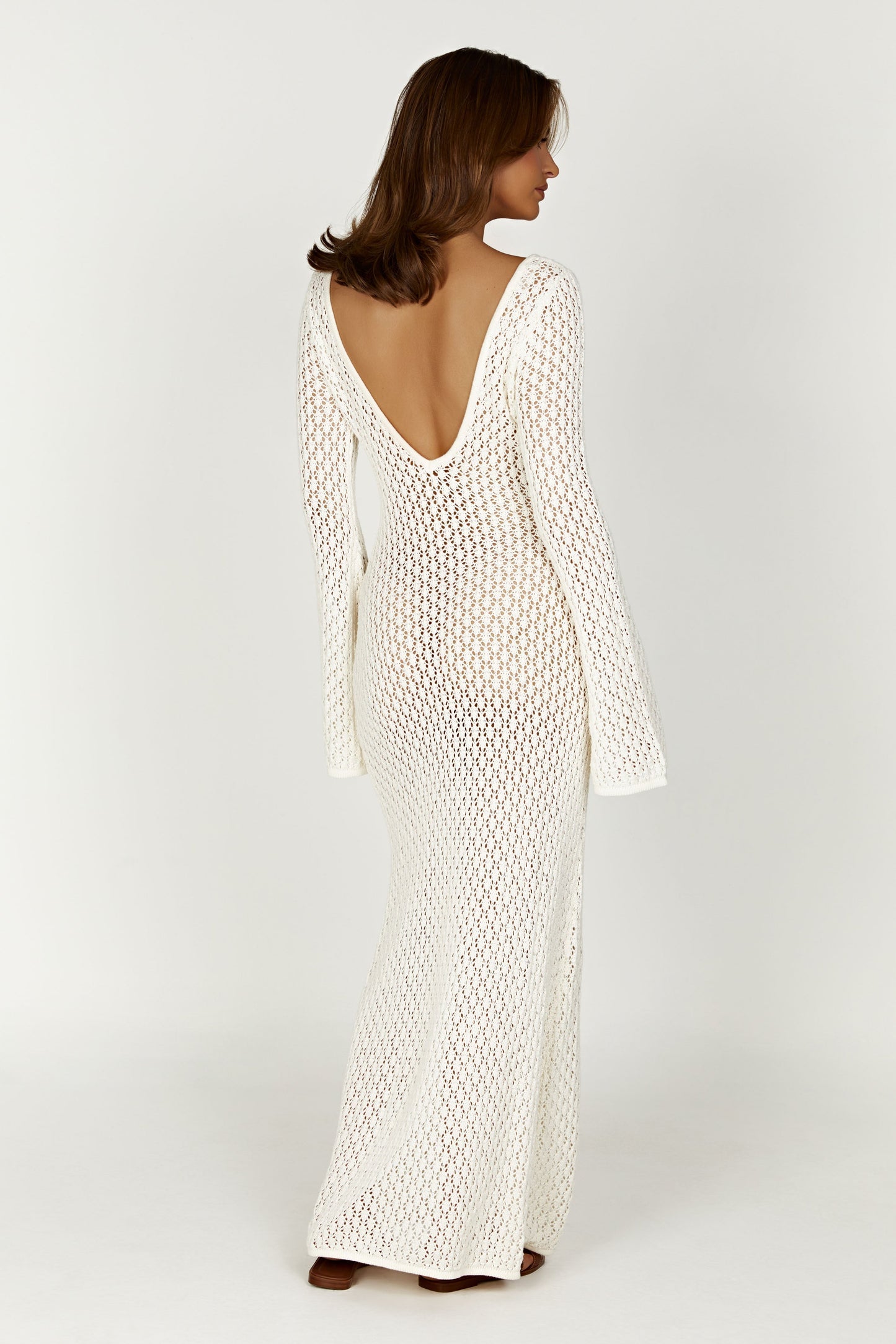 Weißes Strandkleid