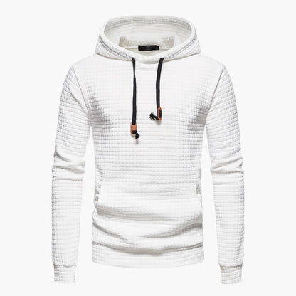 Geprägtes Quadrat Hoodie