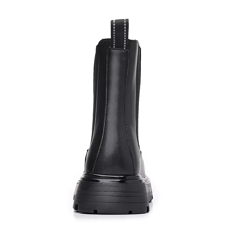 Leder Chelsea Stiefel