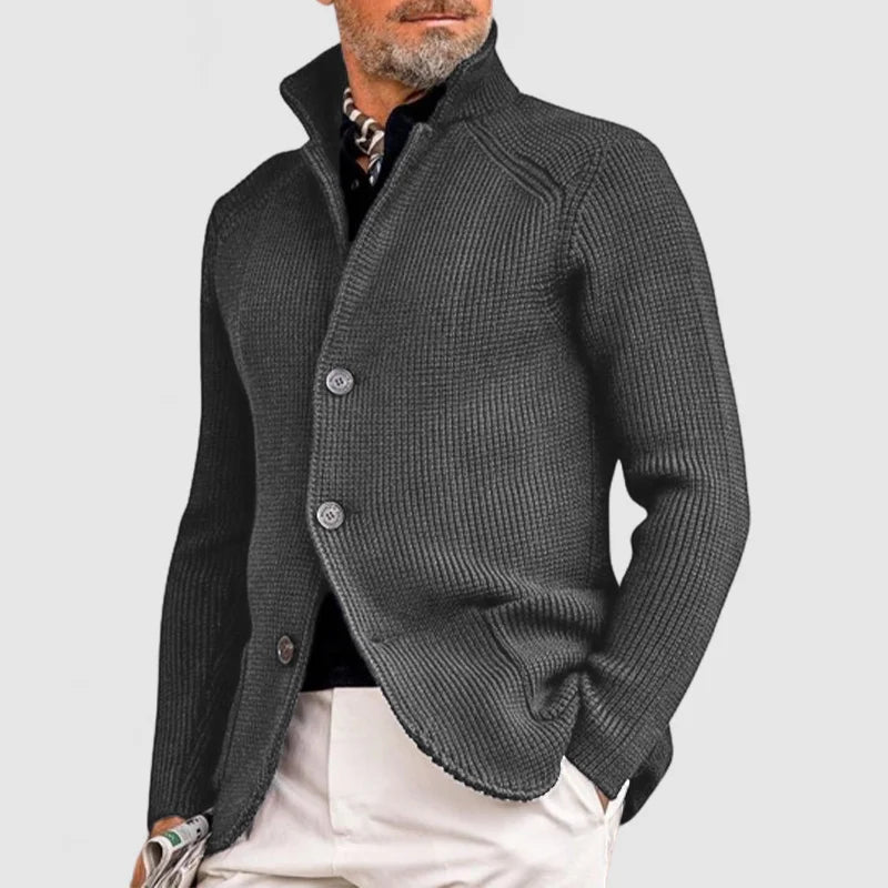 Klassische Premium Strickjacke