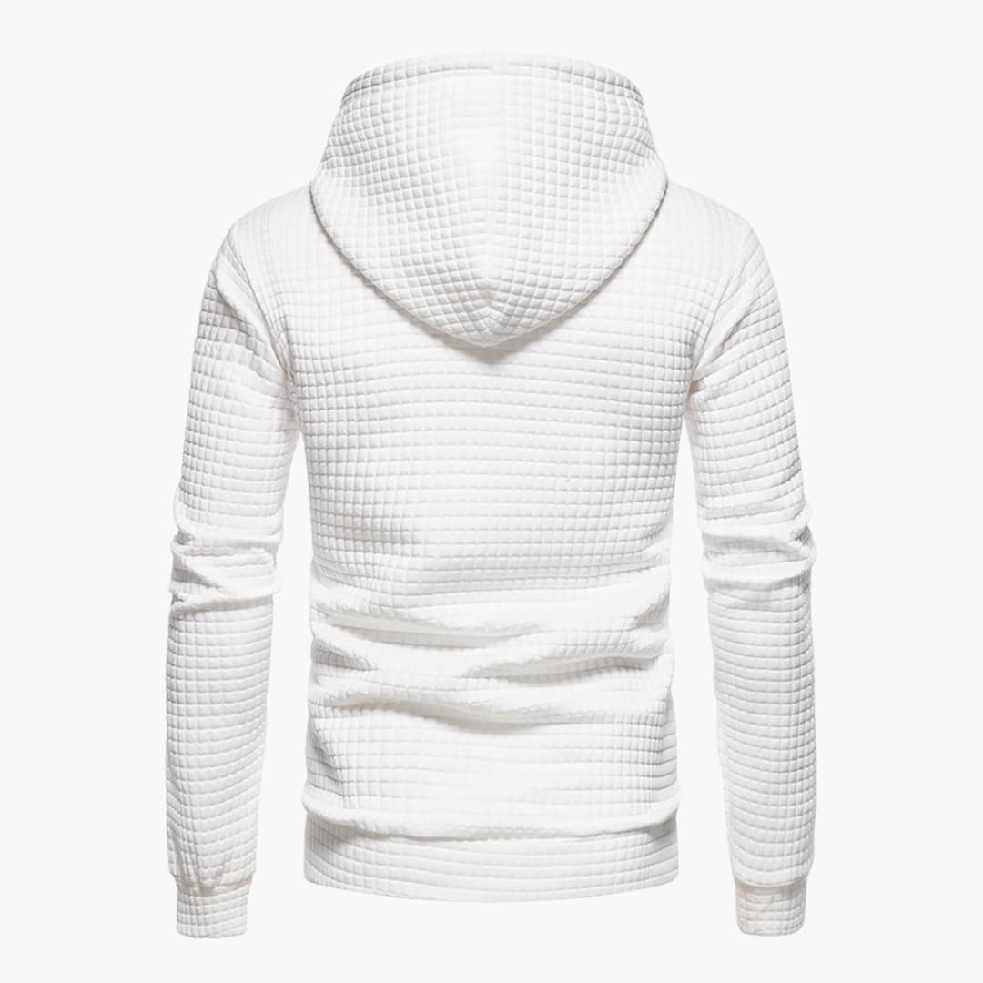Geprägtes Quadrat Hoodie