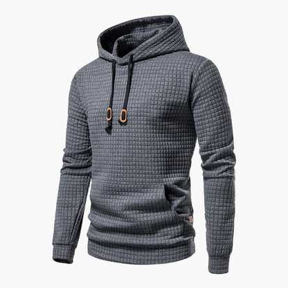 Geprägtes Quadrat Hoodie