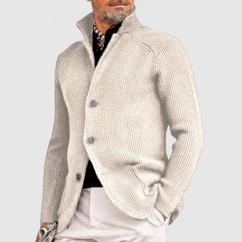 Klassische Premium Strickjacke
