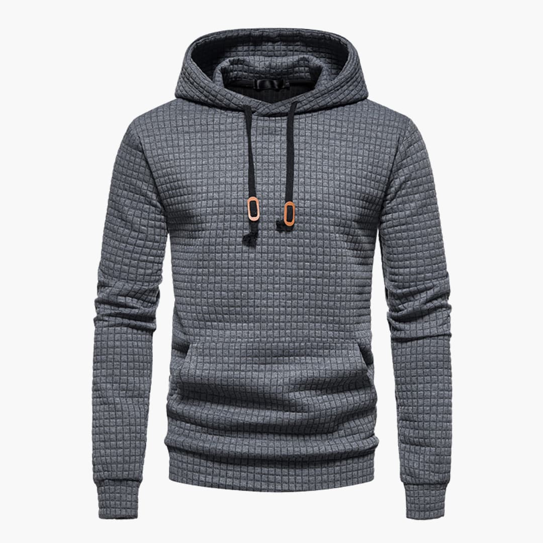 Geprägtes Quadrat Hoodie
