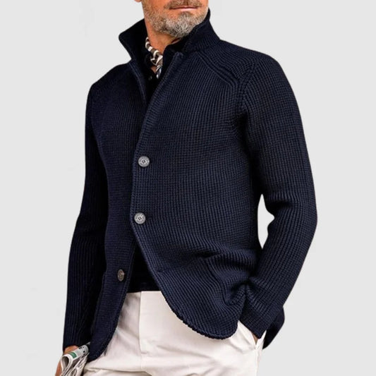 Klassische Premium Strickjacke