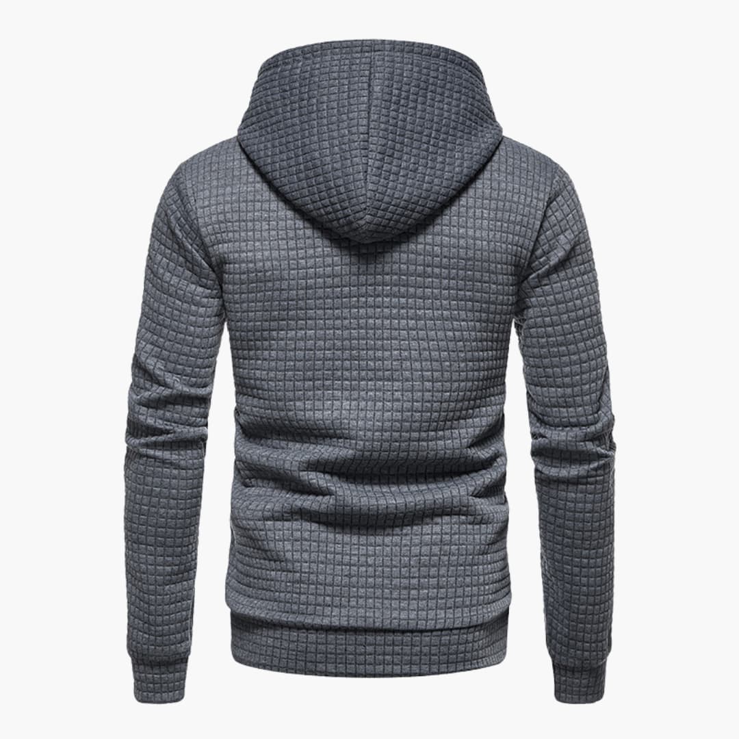 Geprägtes Quadrat Hoodie