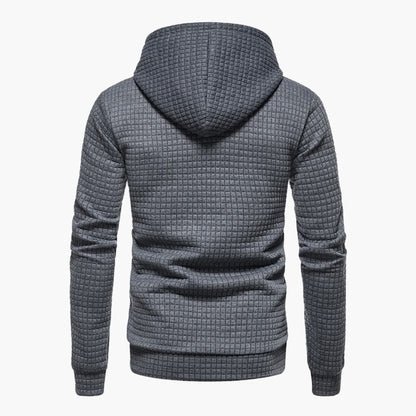 Geprägtes Quadrat Hoodie