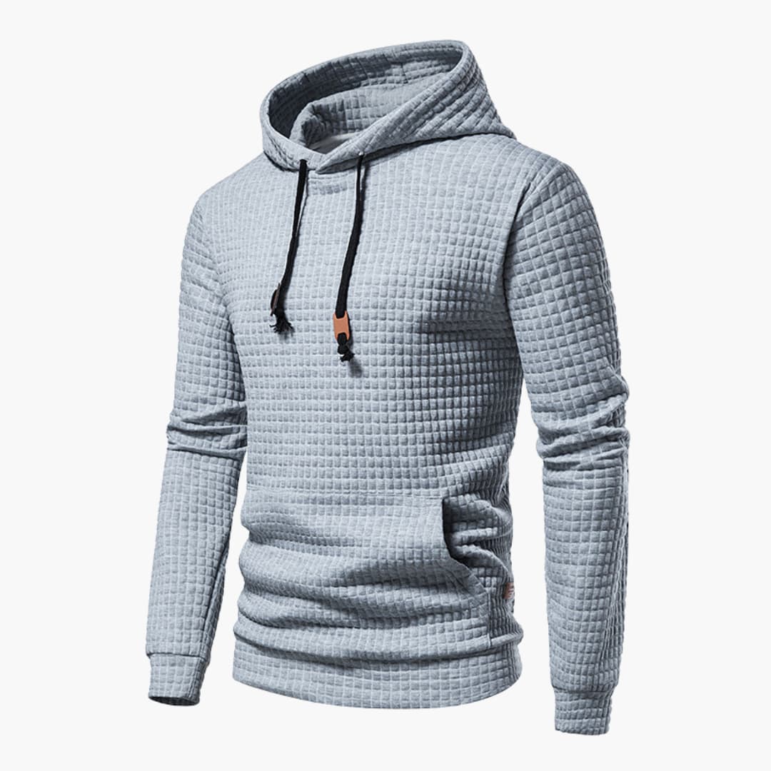 Geprägtes Quadrat Hoodie