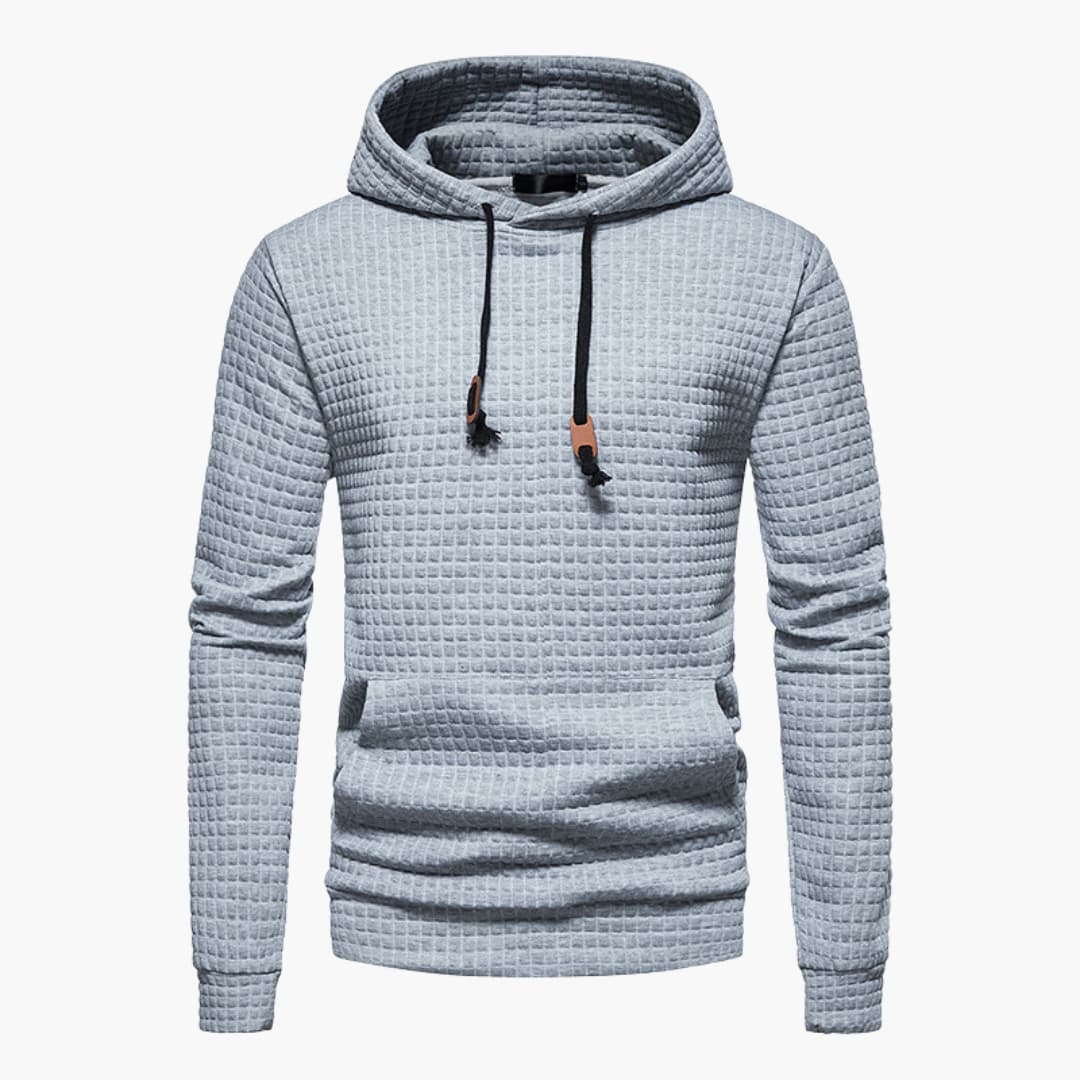 Geprägtes Quadrat Hoodie