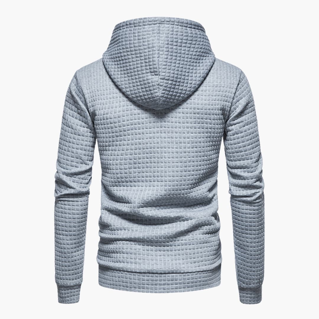 Geprägtes Quadrat Hoodie
