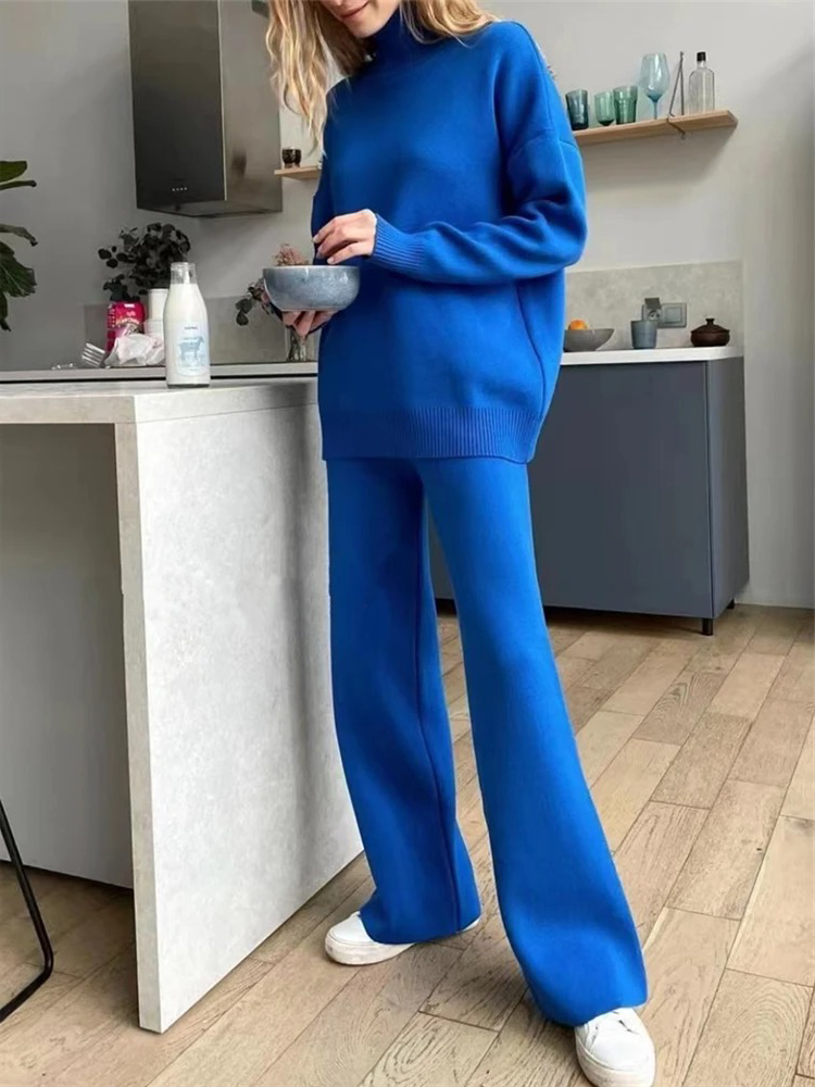 Leonie™ - Tvådelad stickad klänning