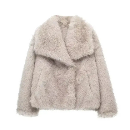 GLAMOUR - Cappotto in pelliccia