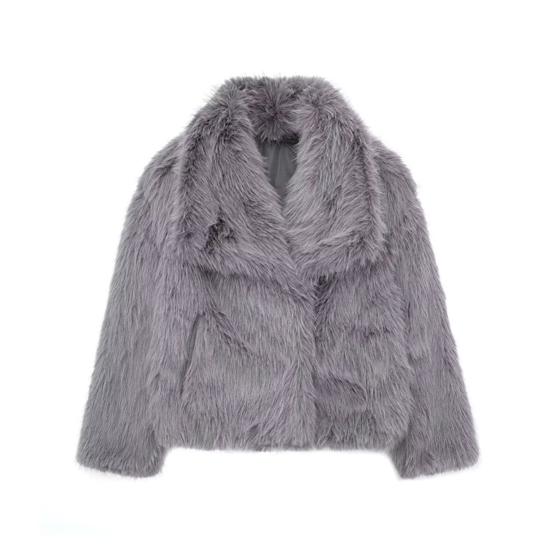 GLAMOUR - Cappotto in pelliccia