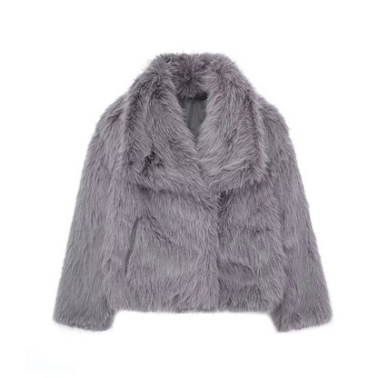GLAMOUR - Cappotto in pelliccia
