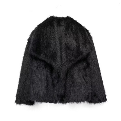 GLAMOUR - Cappotto in pelliccia