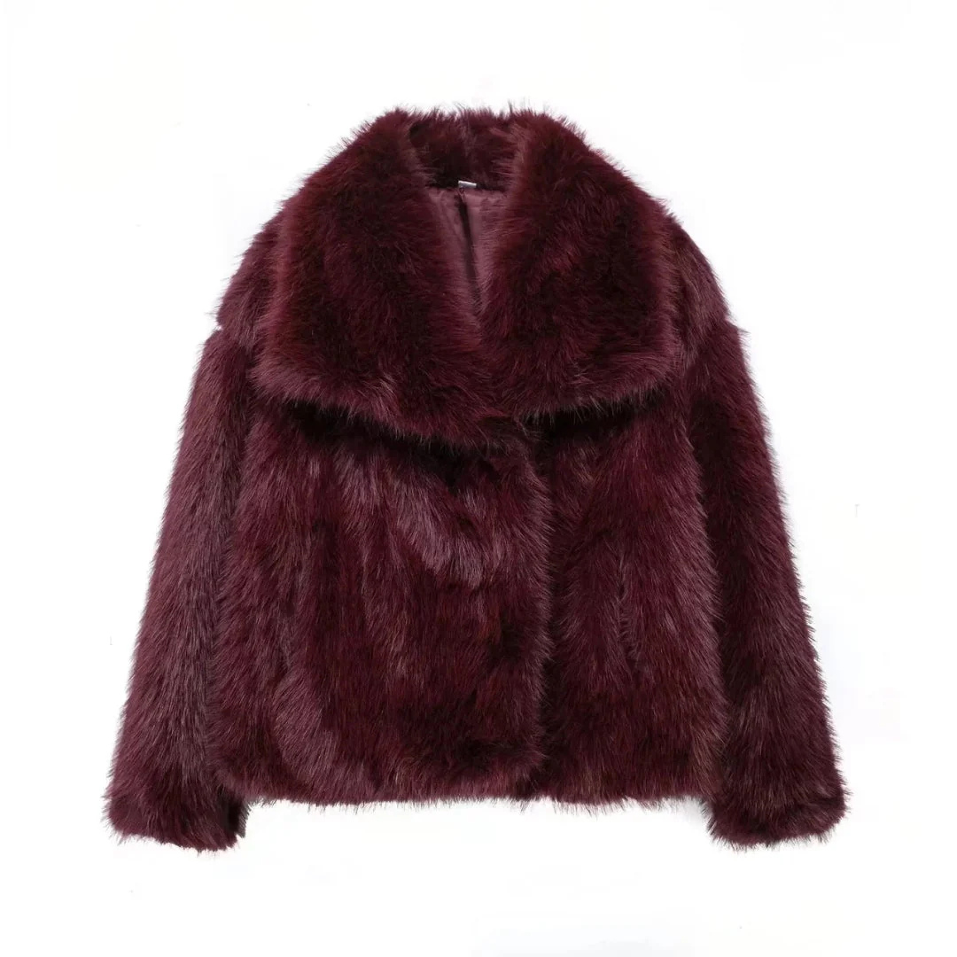 GLAMOUR - Cappotto in pelliccia
