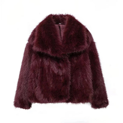 GLAMOUR - Cappotto in pelliccia