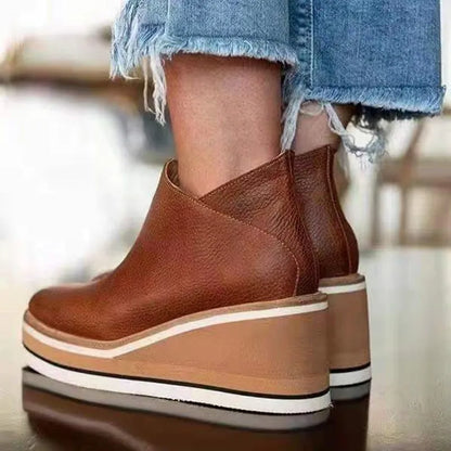 Plateau-Stiefeletten