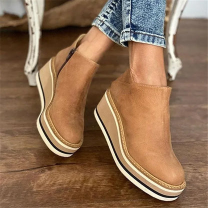 Plateau-Stiefeletten