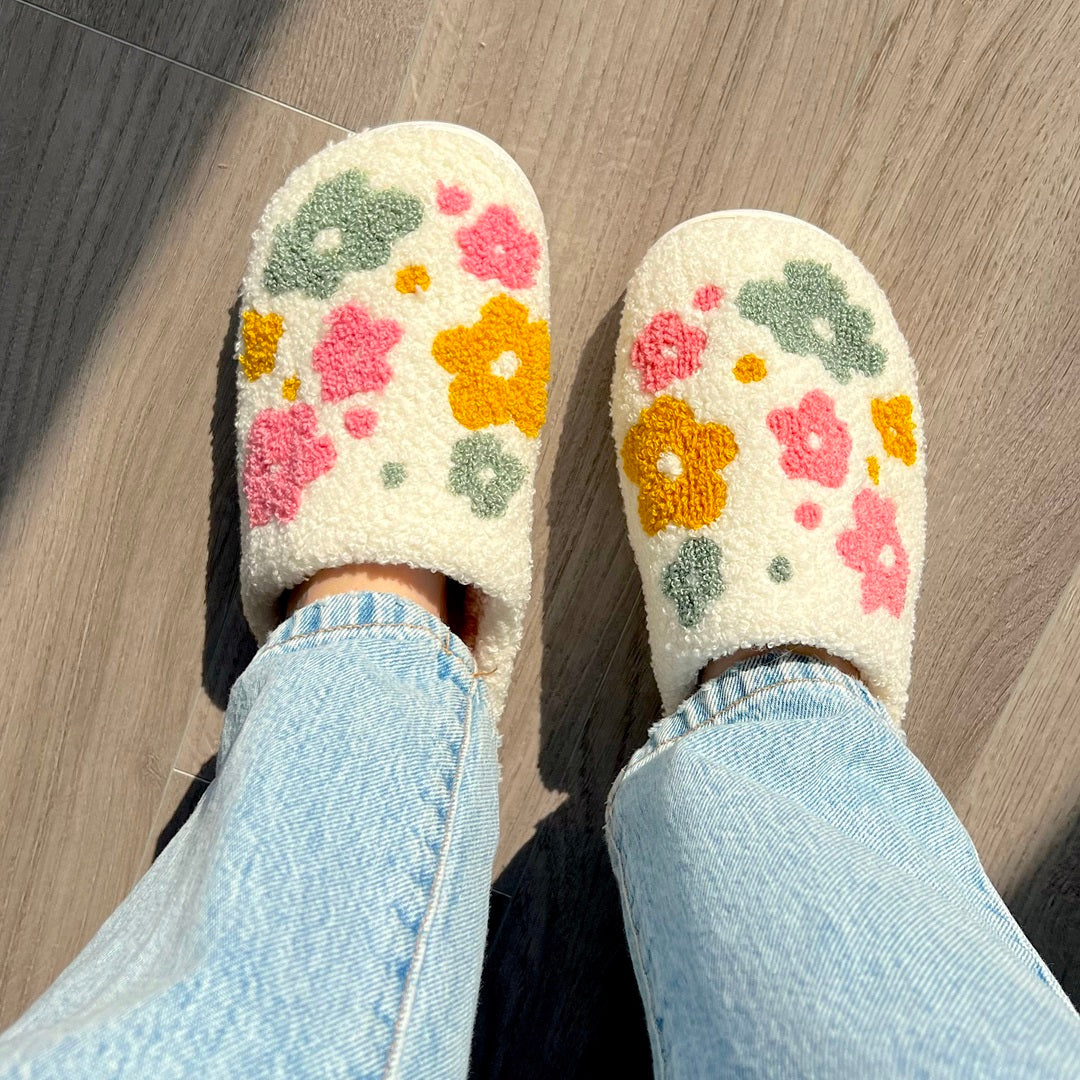 LARA - Pantofole floreali