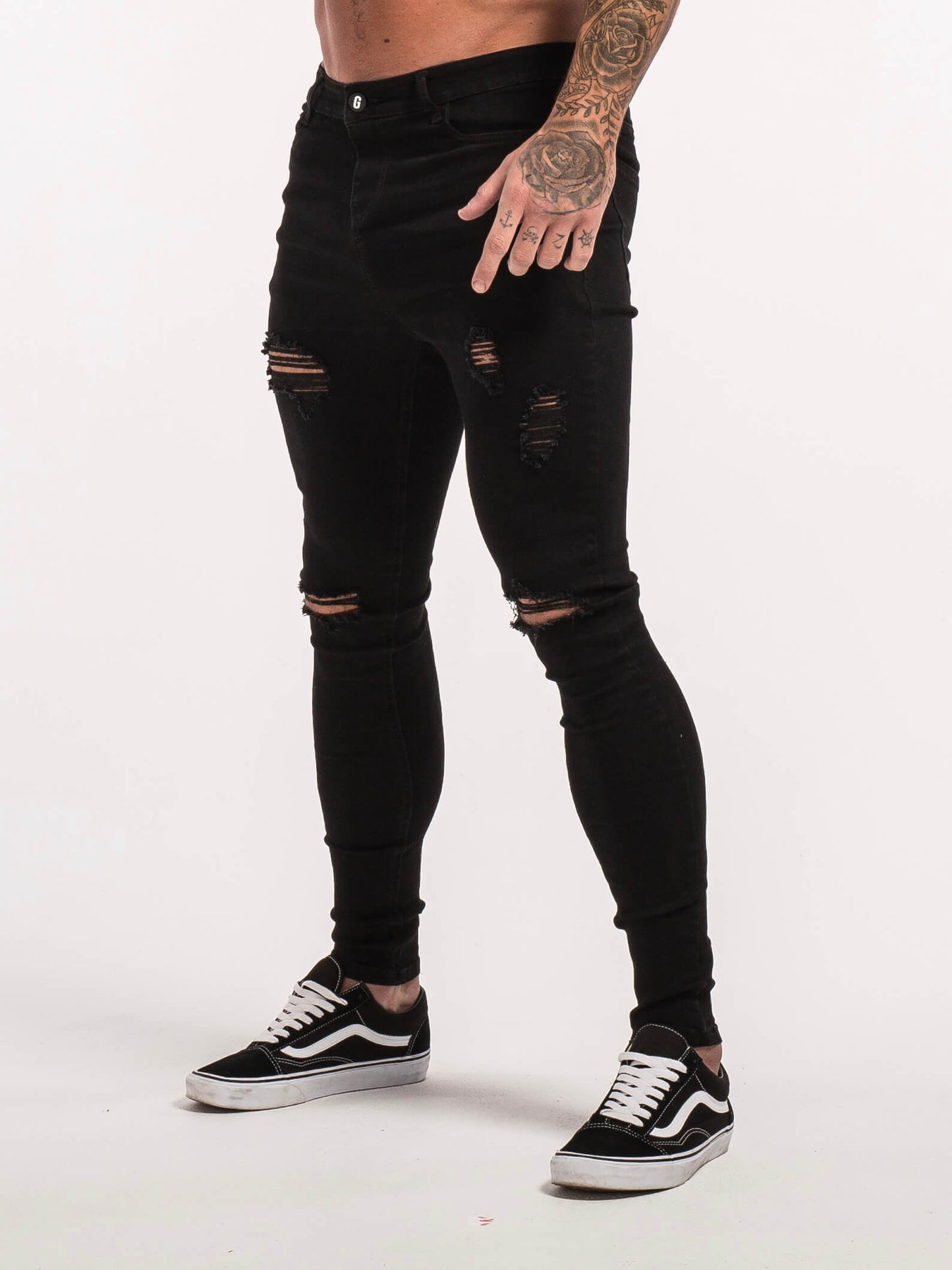 Ikonische Ripper Jeans™ | SCHWARZ