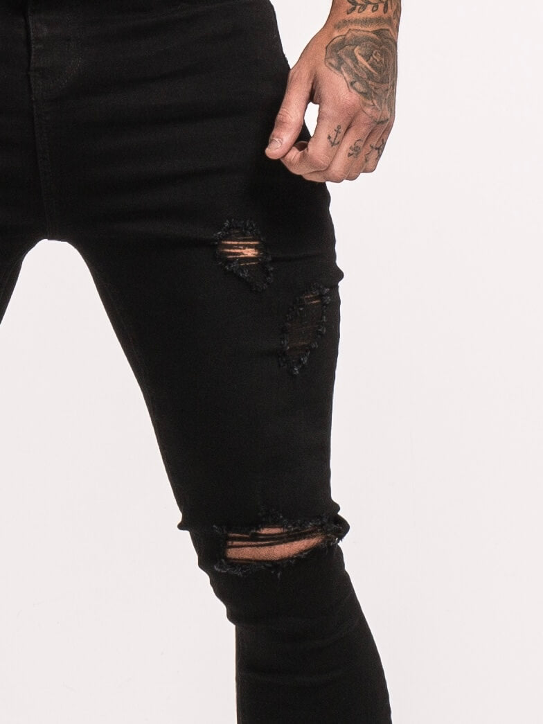 Ikonische Ripper Jeans™ | SCHWARZ