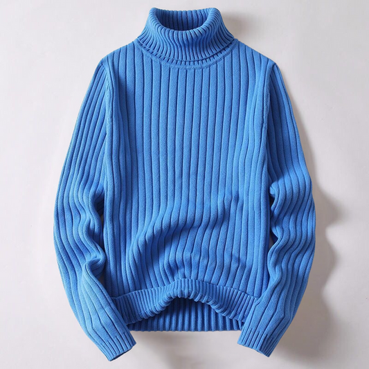 Schwerer Rollkragenpullover