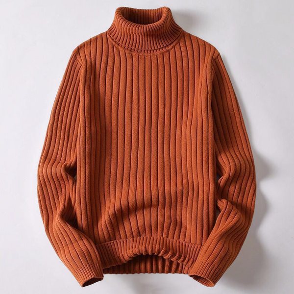 Schwerer Rollkragenpullover
