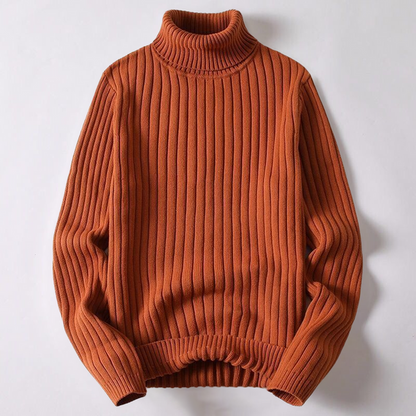 Schwerer Rollkragenpullover