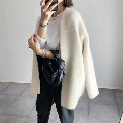 Anspruchsvolle Strickjacke