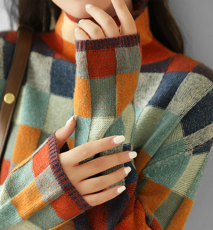 Mosaik Rollkragenpullover