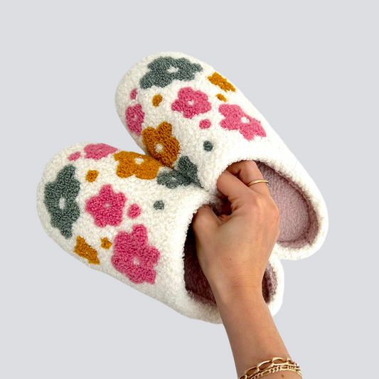 LARA - Pantofole floreali