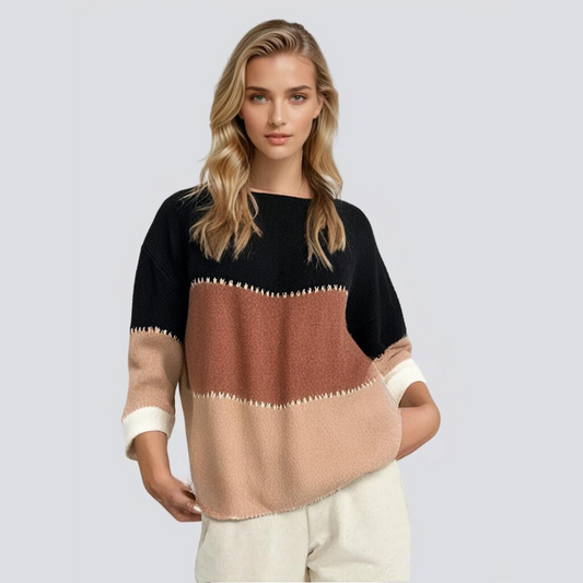 CLARA - Maglia morbida a righe